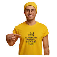 Koszulka z nadrukiem JESTEM NAJWIĘKSZYM POGROMCĄ