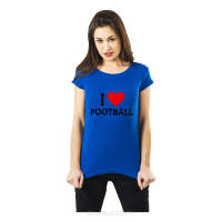 Koszulka T-shirt z nadrukiem I LOVE FOOTBALL