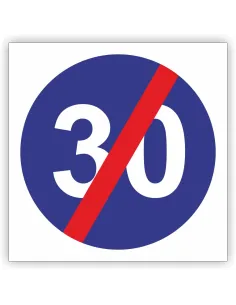 Znak Drogowy Tablica Informacyjna C15 Koniec Minimalnej