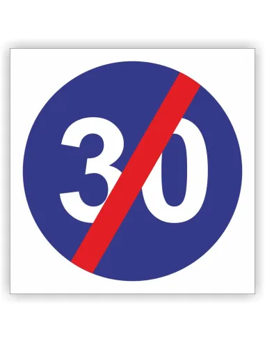 Znak Drogowy Tablica Informacyjna C15 Koniec Minimalnej