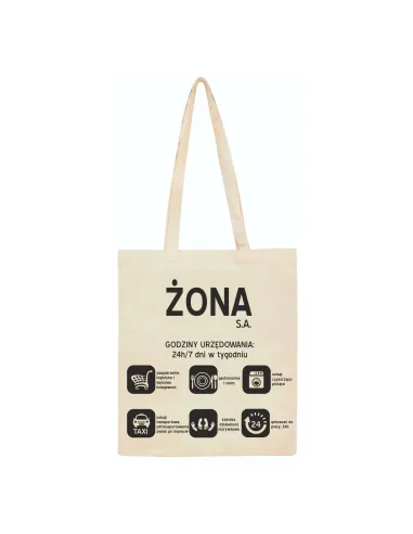 Eko Torba – Nadrukiem Żona S.a Torby Prezent Żony Zakupy