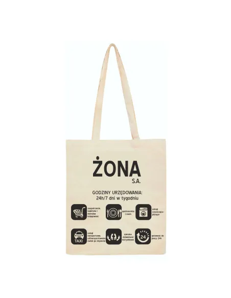 Eko Torba – Nadrukiem Żona S.a Torby Prezent Żony Zakupy