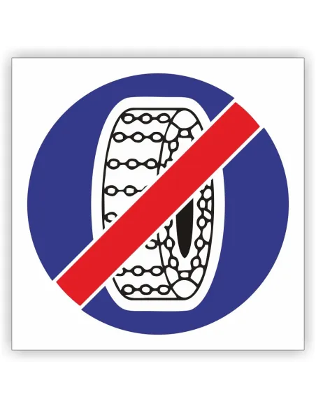 Znak Drogowy 30x30 cm Tablica Informacyjna C19 Koniec