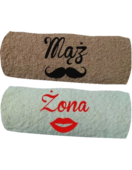 Zestaw – Prezent Mąż Żona Dowolne Imona Gotowy Projekt