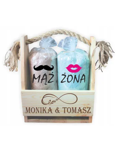 Zestaw z Haftem z Grawerem na Prezent Komplet Ręczników