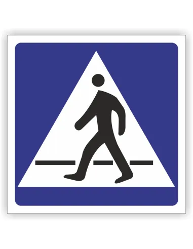 Znak Drogowy Tablica Informacyjna D6 Przejście Pieszych