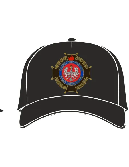 Czapka z Haftem Strażacka Zosp logo Mdp Haftowane Herby
