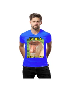 Śmieszna Koszulka Janusz Nosacz z Nadrukiem Janusz Kurła