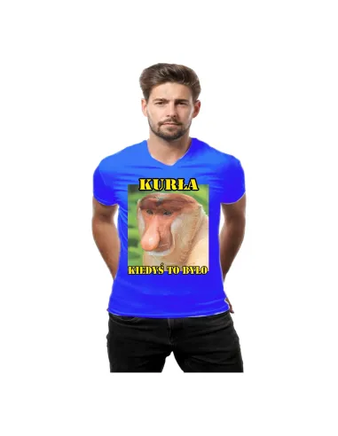 Śmieszna Koszulka Janusz Nosacz z Nadrukiem Janusz Kurła