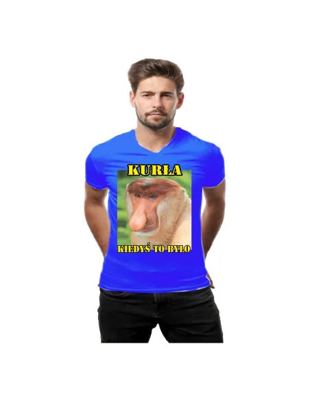 Śmieszna Koszulka Janusz Nosacz z Nadrukiem Janusz Kurła