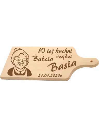 Deska do Krojenia z Grawerem Imieniem Prezent Dedykacją