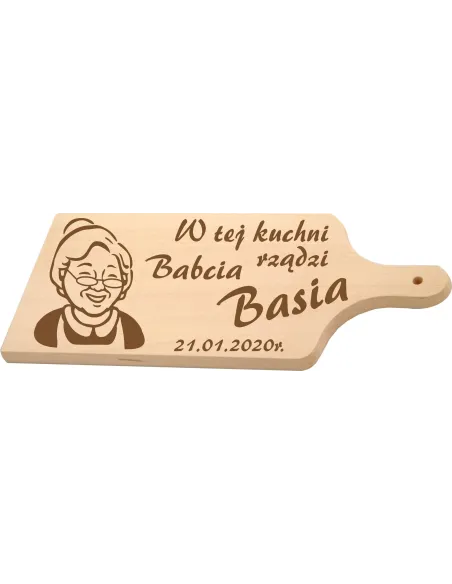 Deska do Krojenia z Grawerem Imieniem Prezent Dedykacją