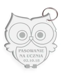 Brelok Pamiątka Pasowania na Ucznia Ślubowania Prezent