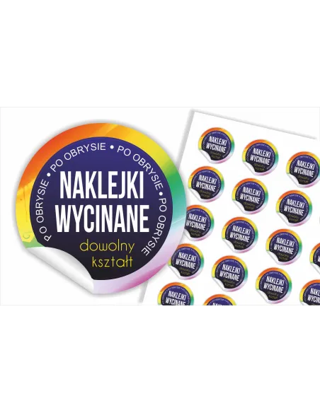 Naklejki Reklamowe Etykiety Vlepki Informacyjne Danymi