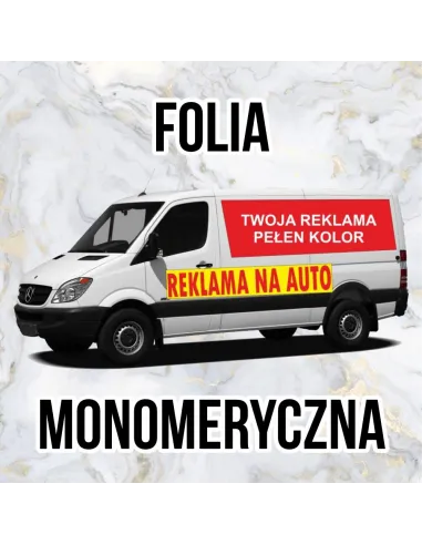 Naklejka na Samochód Reklama Folia Reklamowa Auto Wymiar