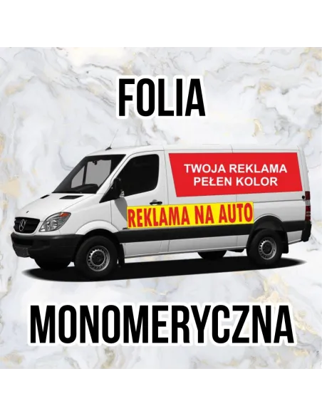 Naklejka na Samochód Reklama Folia Reklamowa Auto Wymiar