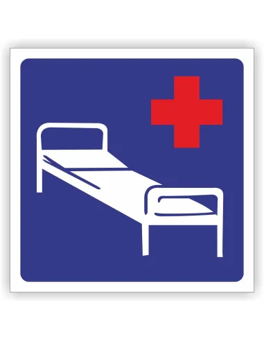 Znak Drogowy 30x30 cm Tablica Informacyjna D21 Szpital