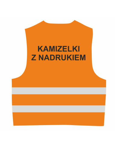 Kamizelka Odblaskowa 1 szt Reklamowe Dowolnym Nadrukiem