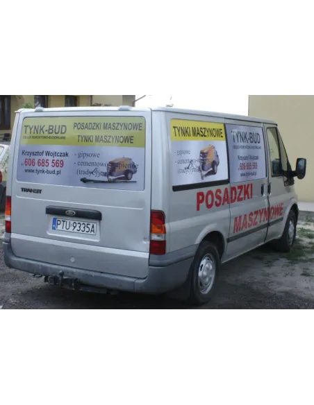 Naklejka na Samochód Reklama Folia Reklamowa Auto Wymiar