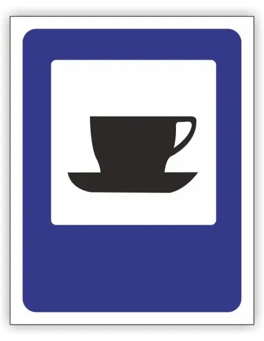 Znak Drogowy Tablica Informacyjna D27 Bufet Lub Kawiarnia