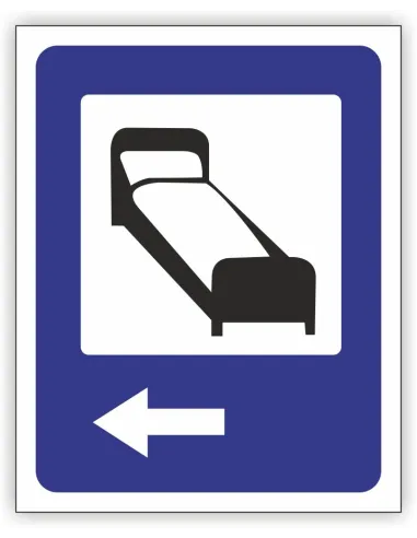 Znak Drogowy Tablica Informacyjna D29 Hotel Informacyjny