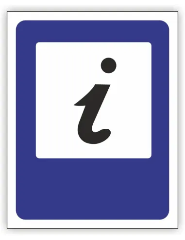 Znak Drogowy Tablica Informacyjna D34 Punkt Informacji