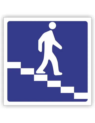 Znak Drogowy 30x30 cm Tablica Informacyjna D35 Przejście