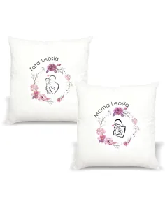 Poduszka – Imieniem Nadrukiem Prezent Taty Mamy Rodziców