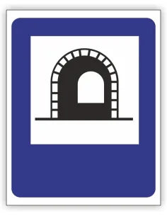 Znak Drogowy Tablica Informacyjna D37 Tunel Informacyjny
