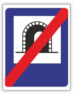 Znak Drogowy 30x30 cm Tablica Informacyjna D38 Koniec