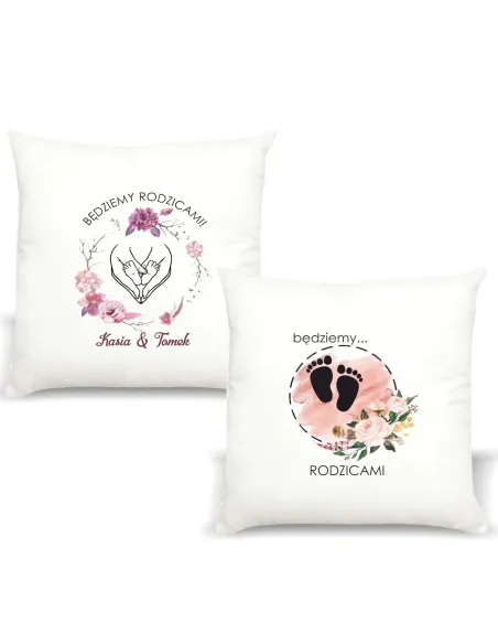 Poduszka Imieniem Nadrukiem Prezent Rodziców dla Rodziców