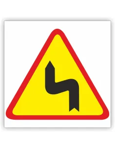 Znak Drogowy Tablica Informacyjna A – 4 Niebezpieczne