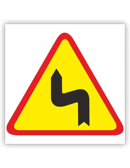 Znak Drogowy Tablica Informacyjna A – 4 Niebezpieczne