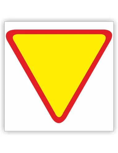 Znak Drogowy – 7 Ustąp Pierwszeństwa Znak Ostrzegawczy