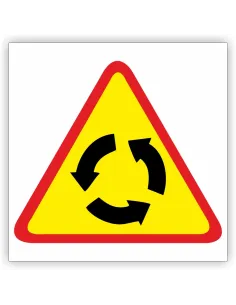 Znak Drogowy Tablica Informacyjna 8 Skrzyżowanie Ruchu