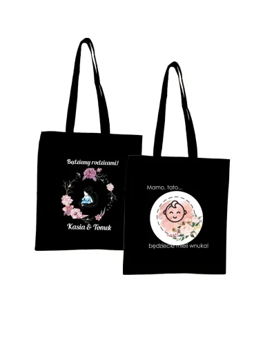 Torba z Imieniem Prezent Przyszłych Dziadków Będziecie