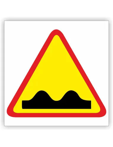 Znak Drogowy Tablica Informacyjna Nierówna Droga 40x40