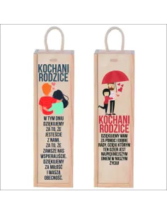 Zestaw Skrzynek Prezent dla Rodziców Podziękowanie w Dniu