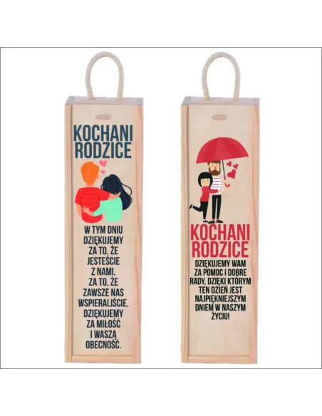 Zestaw Skrzynek Prezent dla Rodziców Podziękowanie w Dniu