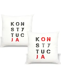 Poduszka z Nadrukiem Prezent Konstytucja Personalizowany