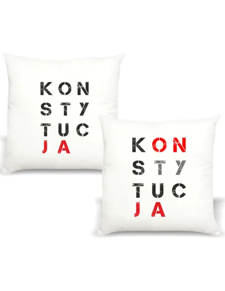 Poduszka z Nadrukiem Prezent Konstytucja Personalizowany