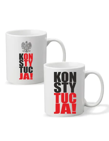 Kubek z Nadrukiem Prezent Konstytucja Personalizowany