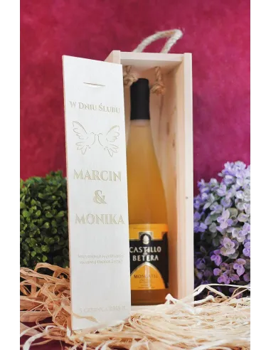 Opakowanie Ozdobne na Alkohol Skrzynka Pudełko na Wino