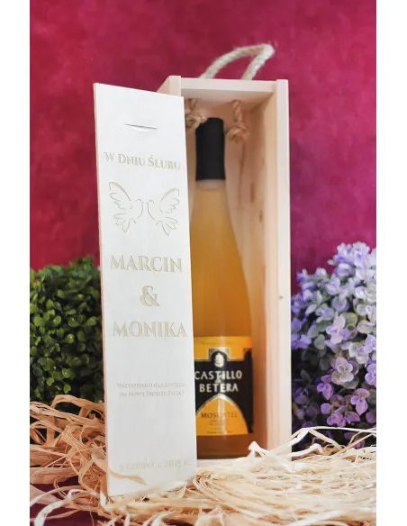 Opakowanie Ozdobne na Alkohol Skrzynka Pudełko na Wino