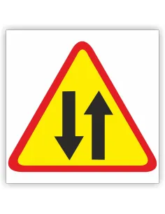 Znak Drogowy Tablica Informacyjna A – 20 Odcinek Jezdni o