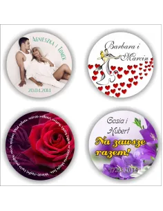 Przypinki Buttony – 50 100 sztuk 56mm Metalowe Dowolnym