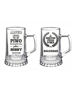 Kufel do Piwa z Własnym Grawerem Prezent Personalizowany