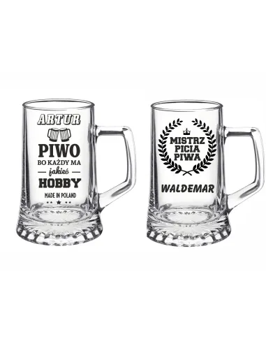 Kufel do Piwa z Własnym Grawerem Prezent Personalizowany