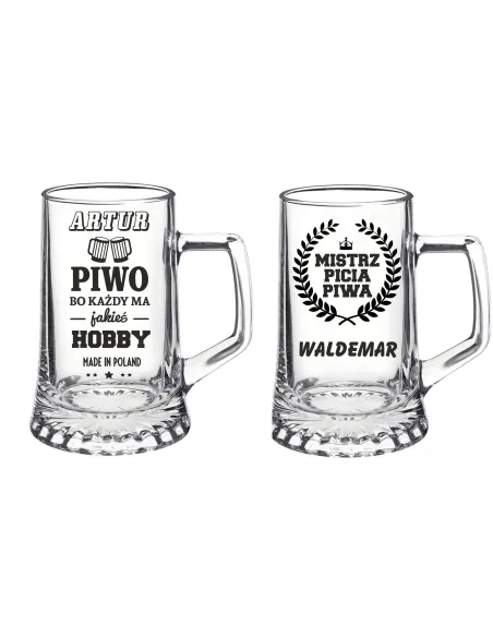 Kufel do Piwa z Własnym Grawerem Prezent Personalizowany