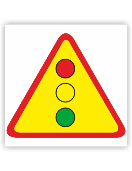 Znak Drogowy Tablica Informacyjna 29 Sygnały Świetlne